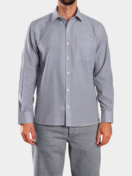 Polsino Shirts Herrenhemden Hellblau