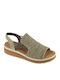 Leather Women's Anatomic Green Sandals