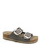 Leather Women's Anatomic Gray Sandals