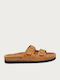 Women's Flat Sandals Brown