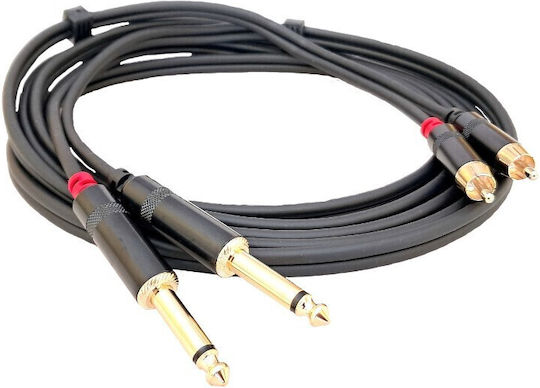 Master Audio Cable 6.3mm male - RCA male 3m 56201-871