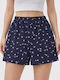 Galaxy Summer Women's Pyjama Shorts Blue