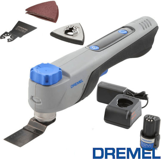 Dremel Blueprint Παλινδρομικό Πολυεργαλείο 12V 1x2Ah με Ρύθμιση Ταχύτητας