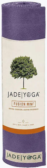 JadeYoga Στρώμα Γυμναστικής Yoga Μωβ (61x30x0.8cm)