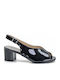 Patent Leather Black Sandals
