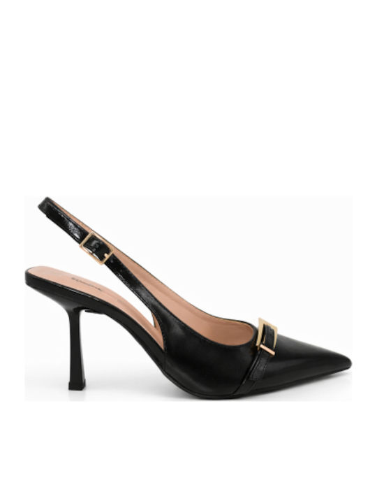 Pointed Toe Heels with High Heel Black SV-VB67315-26HH-MAVRO