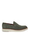Suede Ανδρικά Loafers σε Πράσινο Χρώμα