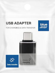 Blue Star USB-C Männlich zu USB-A Weiblich Blue Star USB-C Männlich zu USB-A Weiblich