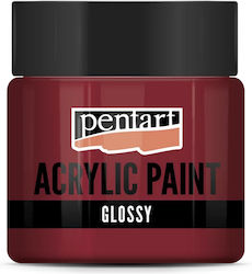 Acrylic Colours Glossy Shiny 50ml Pentart Red Wine