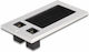 Delock Netzwerksteckdose Pinsel 2 X Rj45 Cat 6 Aluminium Delock 66896 Mehrfarbig