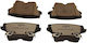 Quaro Silver Ceramic Brake Pad Set for Back Chrysler 300C