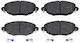 Τακάκια Φρένων Εμπρός Ford Mondeo Iii Mondeo Iii Turnier X-type 1521531