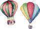 Heißluftballon Hölzernes Farben