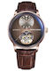 Pagani Design Ceas Barbatesc 42mm Automat cu Curea din Piele Maro