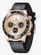 Pagani Design Ceas Barbatesc 40mm Cronograf Cu Baterie Cu Curea Din Cauciuc Negru