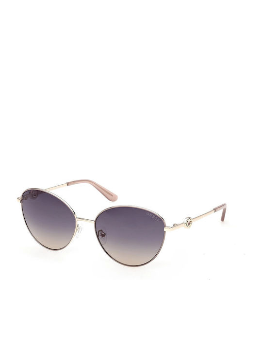 Guess Ochelari De Soare Pentru Femei Cu Ramă Metalică Aurie Și Lentile Aurii Degrade