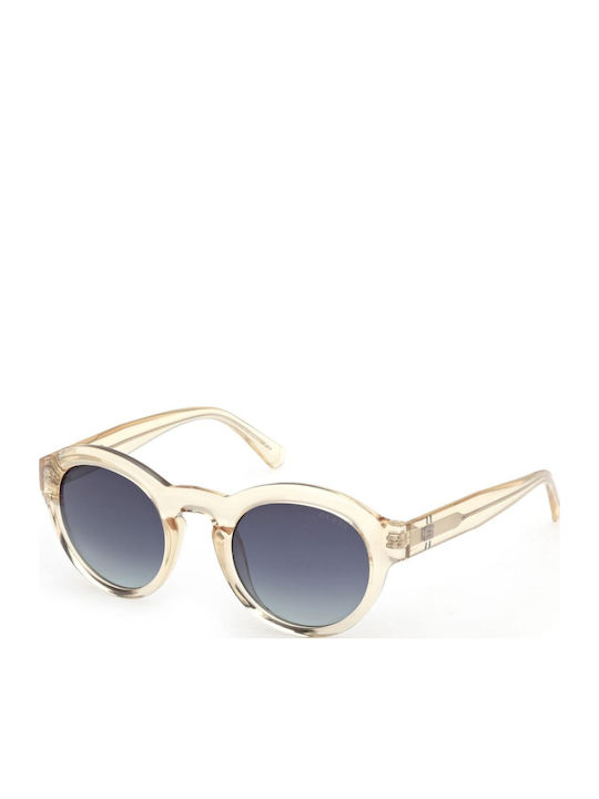 Guess Ochelari De Soare Pentru Bărbați Cu Culoare Full Face Negru Și Culoare Galben GU00205 39W