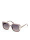 Guess Ochelari de Soare pentru Femei cu Ramă Roz și Lentile Gri Degrade GU00294 57B