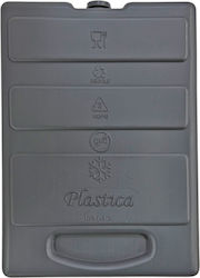 Pachet De Gheață Plastic Gri Gel 13,5x19x3cm 750gr E-1804