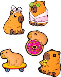 Tfo 3d Sticker Capybara 5pcs Set