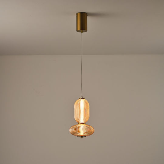Eurolamp Verena LED Deckenleuchte Honig 22x43x145cm