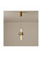 Eurolamp Verena Deckenleuchte LED mit Warmweißem Licht 19x38x145cm