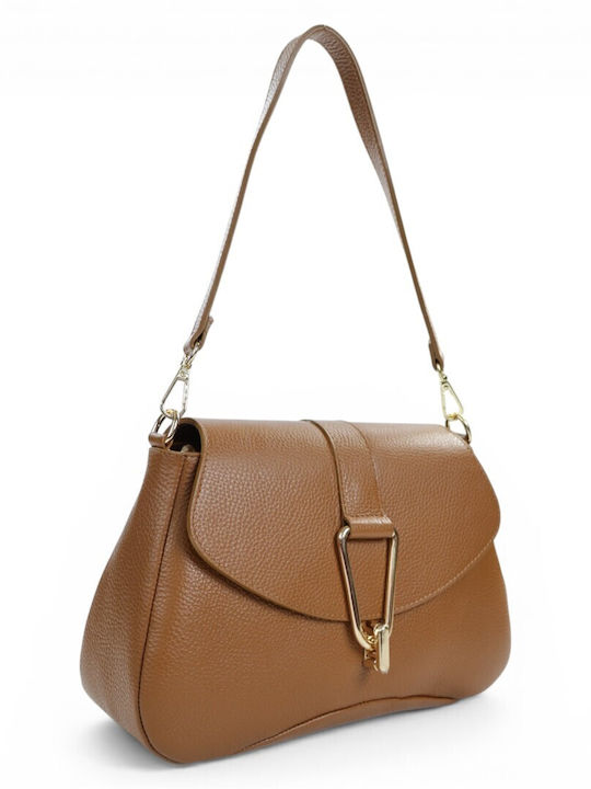 Passaggio Leather Δερμάτινη Γυναικεία Τσάντα Ώμ...