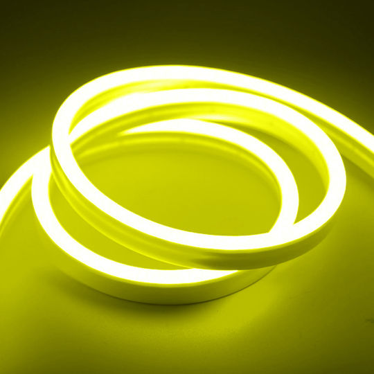 Wasserfester LED-Streifen 24V Gelbes Licht 1m Neon-Flex