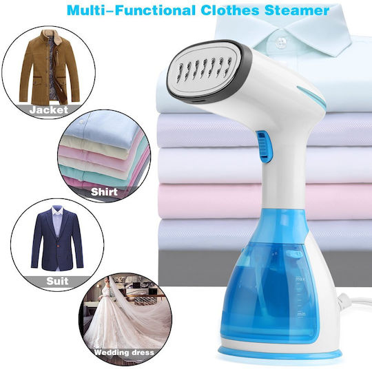 Baihuo t02112365 Garment Steamer Handheld 1500W with 280ml Tank Blue