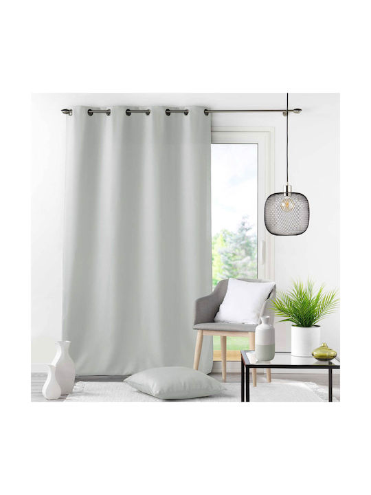 Κουρτίνα με Τρουκς Essentiel Grey 140x260εκ.