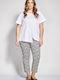 Pantaloni Dama Albastru Costum Slim Fit