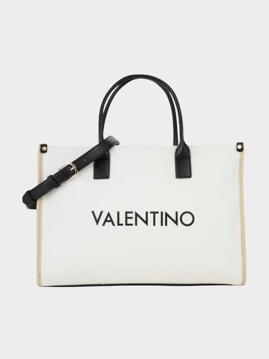 Valentino Bags Leather Women's Handbag Ecru VBS...