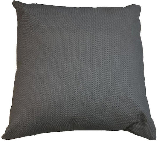 Espiel Zierkissen Grau 42x42cm