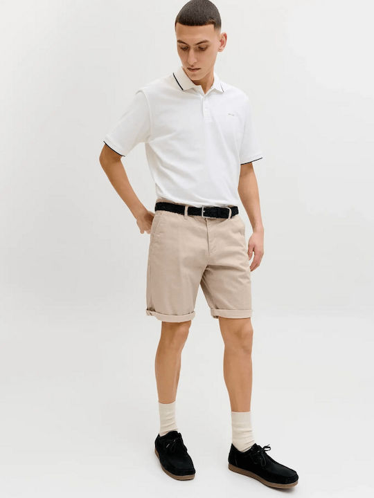 Jack & Jones Ανδρική Βερμούδα Chino Μπέζ
