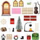 Set Decorațiuni De Crăciun 33 Bucăți Decorațiuni De Crăciun