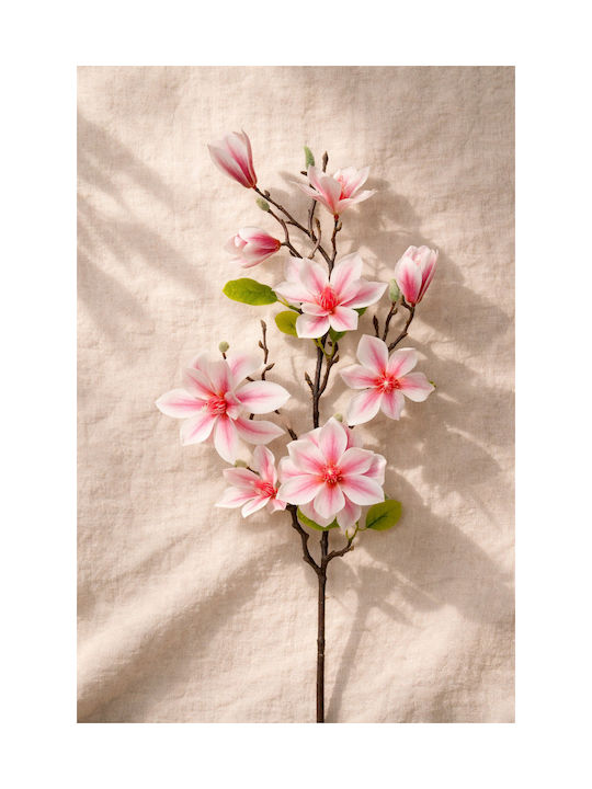 Magnolia Branch Pink Flowers 0x0x82cm Monochrome Evergreens