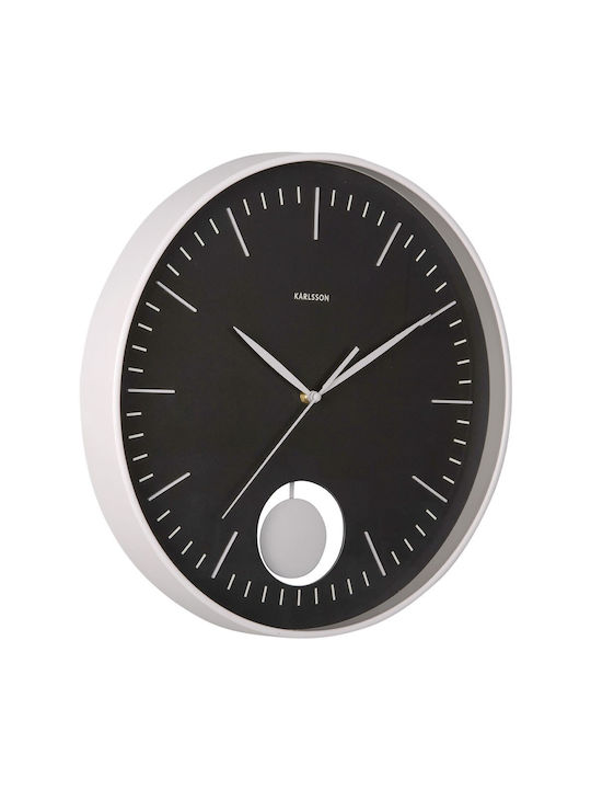 Karlsson Grato Pendulum Wall Clock Plastic With...