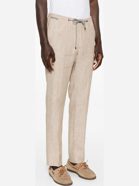 Beige Men's Trousers