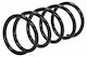 NTY Autoaufhängungen Frühling Volvo S60 00-10 S80 99-06 Hinten 9200609