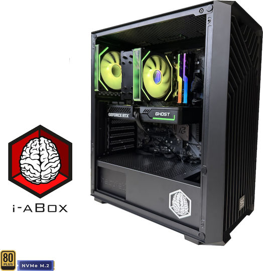 i-aBox Entry Lvl V6 SG+ Eco Gaming Desktop PC (Ryzen 7-5700X/32GB DDR4/1.0TB SSD/GeForce RTX 5060 Ti/No OS)