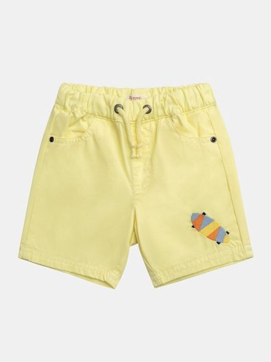 Kids Shorts Bermudas Denim Yellow