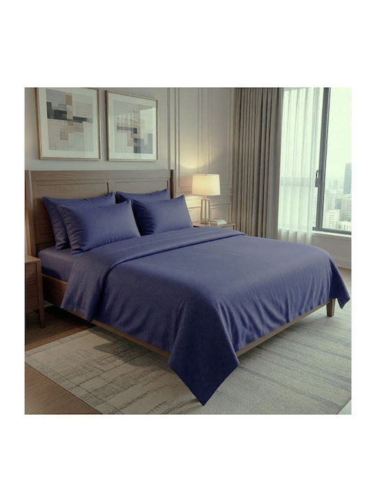 MayHome Set Pătură Single 160x240 cm Albastru