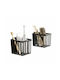 Femmit Adhesive Toothbrush Holder & Bathroom Organizer 2 Pieces – No Drilling Multifunctional Wall Organizer Oral-b Combs Razors & Kitchen – Black Abs Plastic