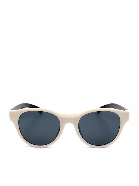 Smith Unisex Γυαλιά Ηλίου με Μπεζ Σκελετό και Μπλε Φακό