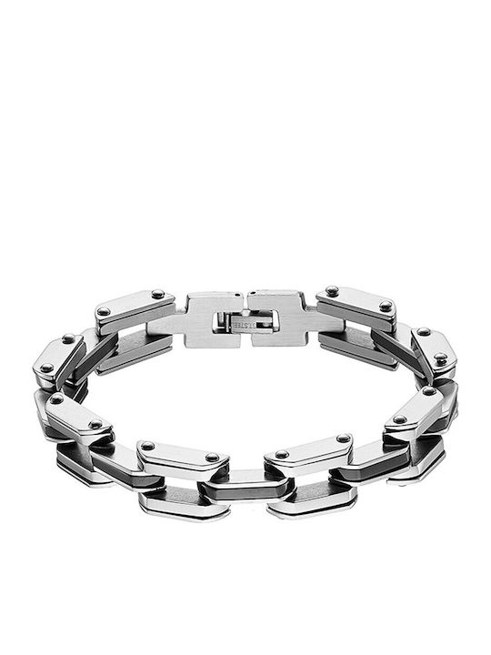 Verorama Men's Bracelet Made of Stainless Steel