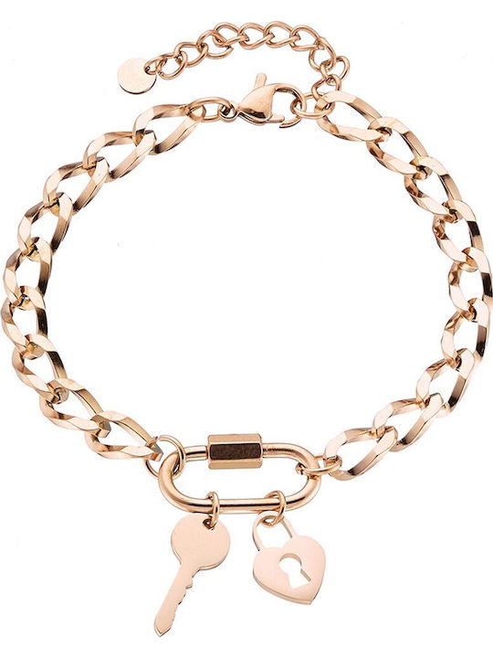 Verorama Women's Bracelet From Gold Plated Stainless Steel