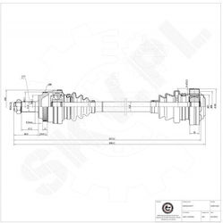 Ημιαξόνιο Bmw 3 Z4 Πίσω Δεξιά 33211229496