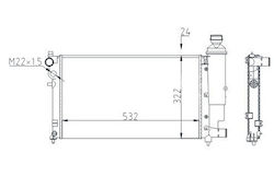 Hart Hart Auto-Kühlschrank Motor für Peugeot 106