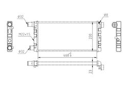 Radiator Cinquecento 0.9 91 46405843