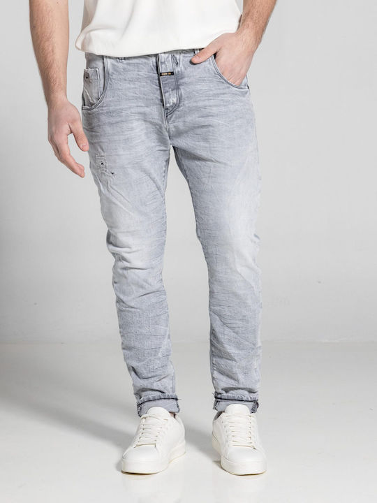 Men's Jeans Pants with Slim Fit Gray